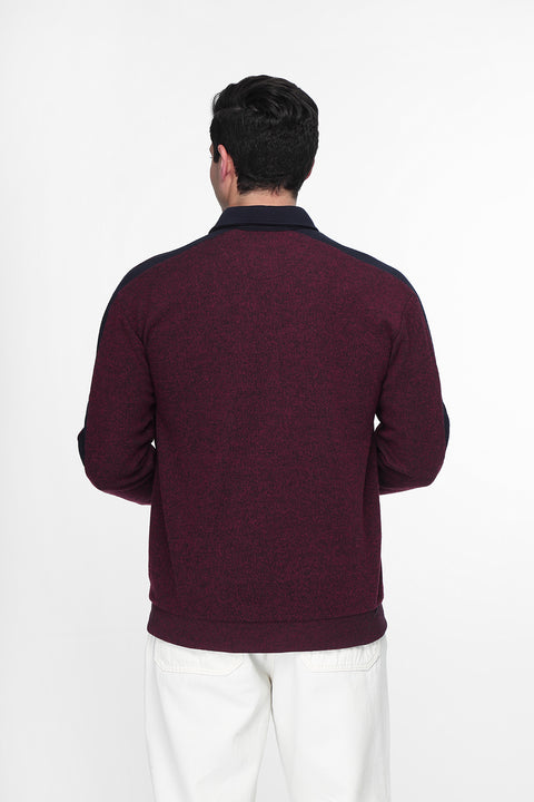 Regular Fit Sweat Shirt Maroon