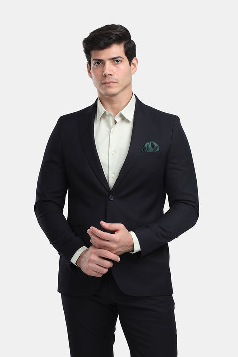 Slim Fit Suit Dark Blue