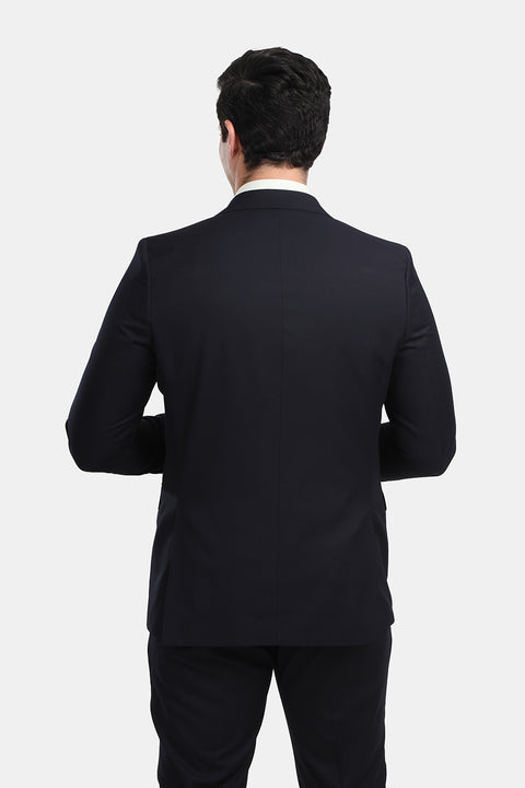 Slim Fit Suit Dark Blue
