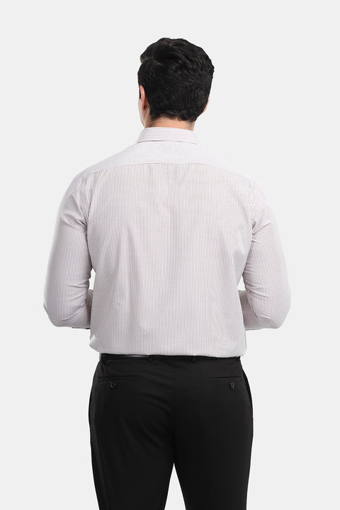 Milano Shirt Slim Fit Brown