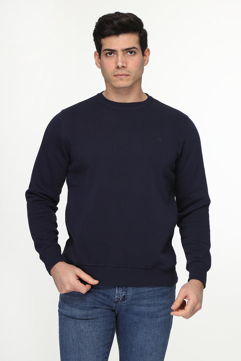 Regular Fit Sweat Shirt Dark Blue