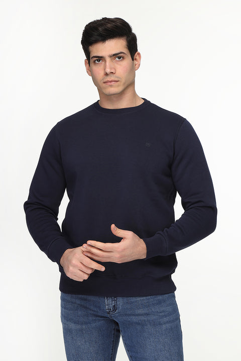 Regular Fit Sweat Shirt Dark Blue