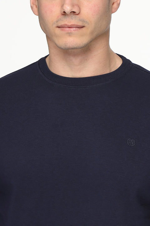 Regular Fit Sweat Shirt Dark Blue