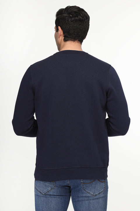 Regular Fit Sweat Shirt Dark Blue