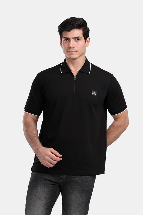 Polo Shirt Regular Fit Black