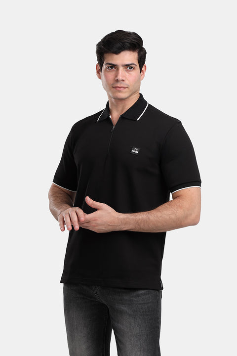 Polo Shirt Regular Fit Black