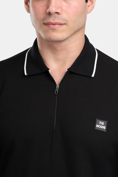 Polo Shirt Regular Fit Black