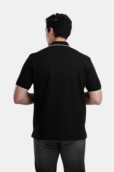 Polo Shirt Regular Fit Black