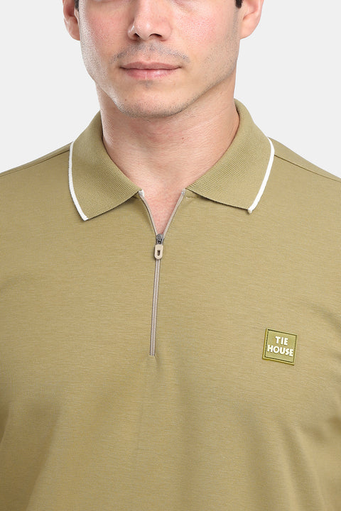 Polo Shirt Regular Fit Green