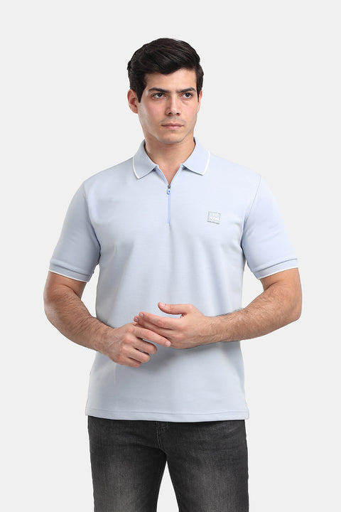 Polo Shirt Regular Fit Light Blue