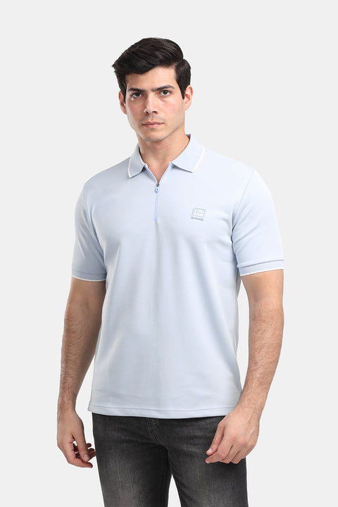 Polo Shirt Regular Fit Light Blue