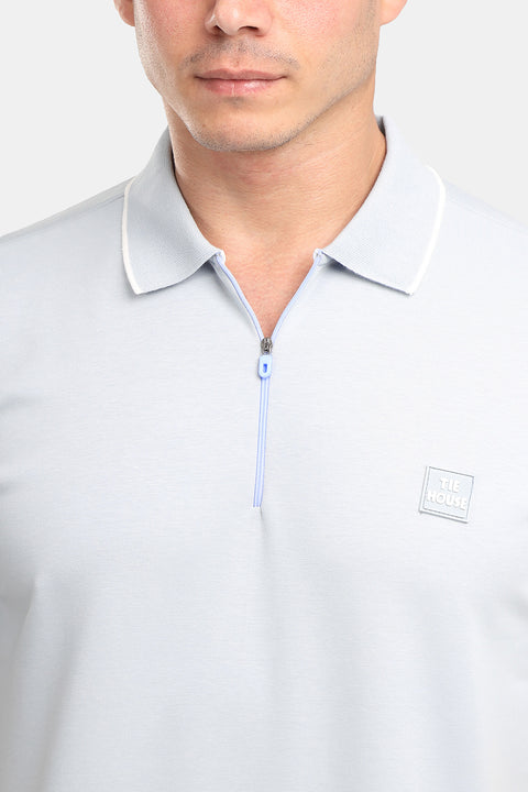 Polo Shirt Regular Fit Light Blue