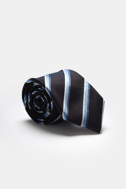 Stripe Tie 7 cm Light Blue