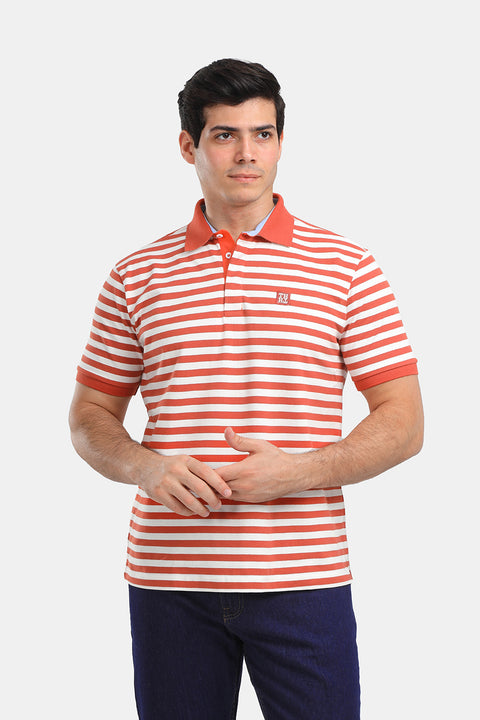 Polo Shirt Regular Fit Orange