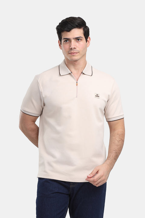 Polo Shirt Regular Fit Beige