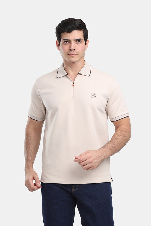 Polo Shirt Regular Fit Beige