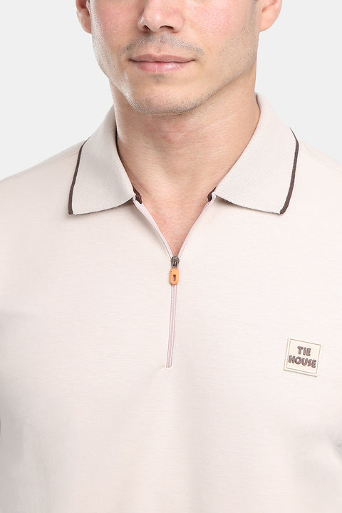 Polo Shirt Regular Fit Beige
