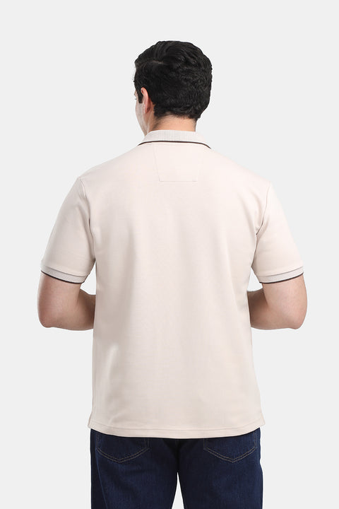 Polo Shirt Regular Fit Beige