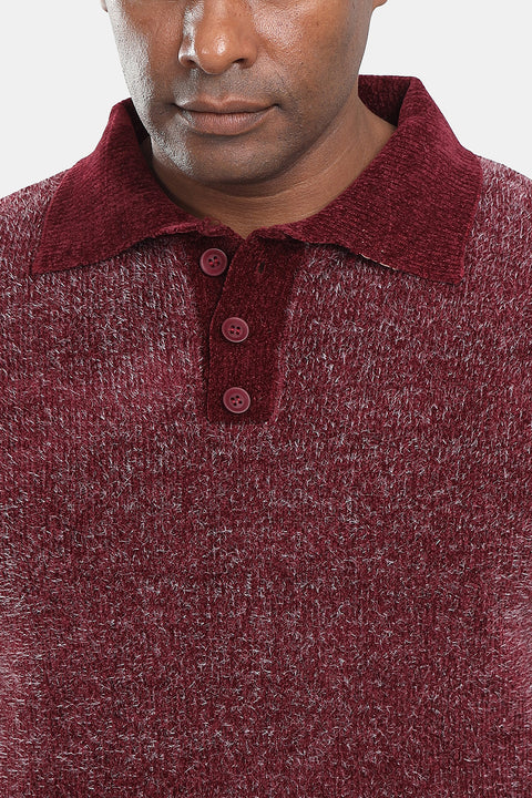 Regular Fit Pullover Maroon