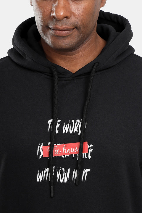 Regular Fit Sweat Shirt Black