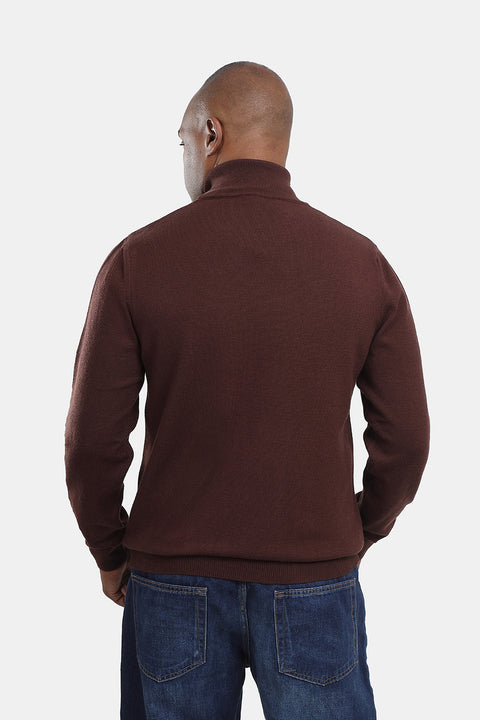 Regular Fit Pullover Brown