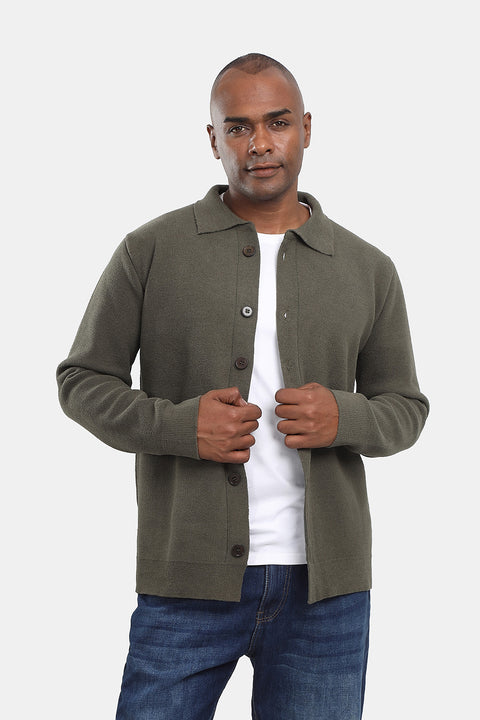 Regular Fit Pullover Green