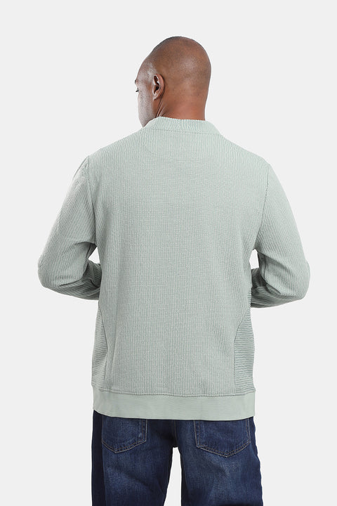 Regular Fit Sweat Shirt Light Green