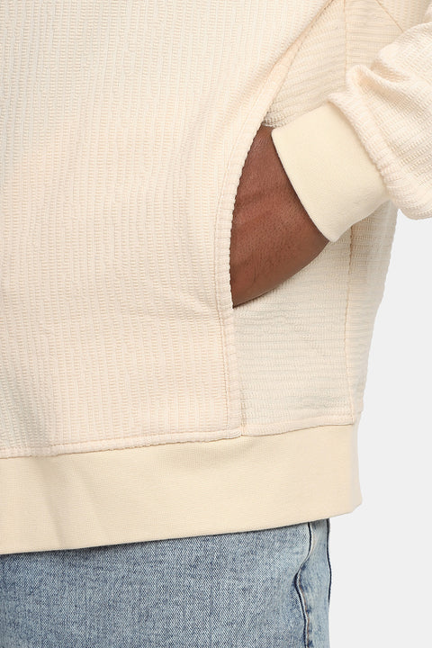 Regular Fit Sweat Shirt Beige
