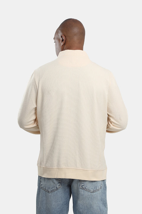 Regular Fit Sweat Shirt Beige