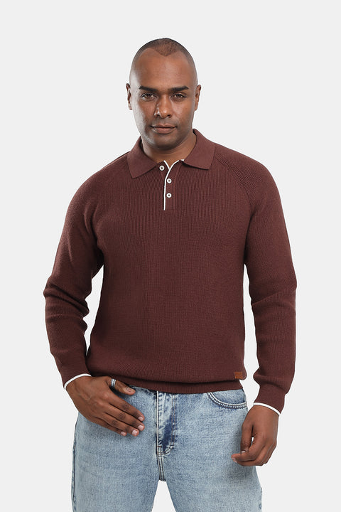 Regular Fit Pullover Brown