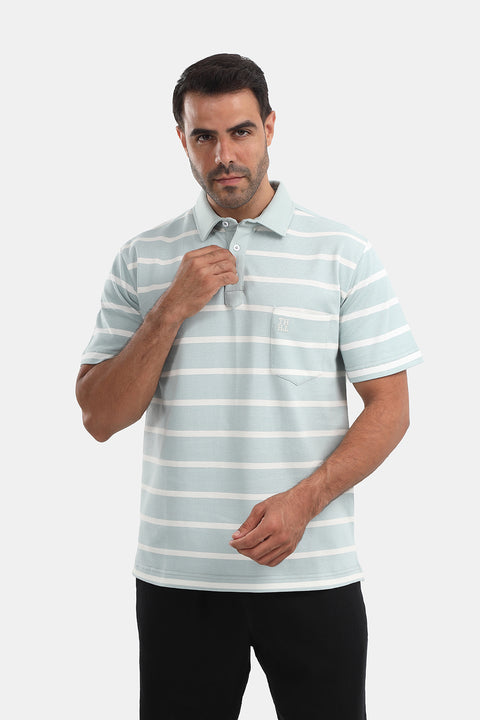 Polo Shirt Regular Fit Turquoise
