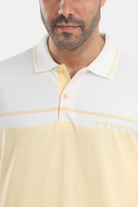 Polo Shirt Regular Fit Yellow