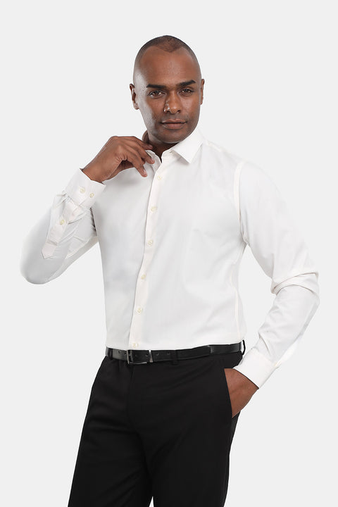 Classic Shirt  Slim Fit Off White