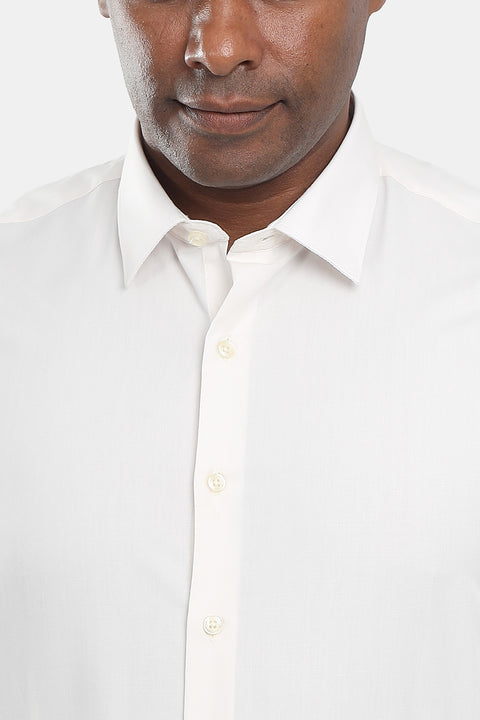 Classic Shirt  Slim Fit Off White