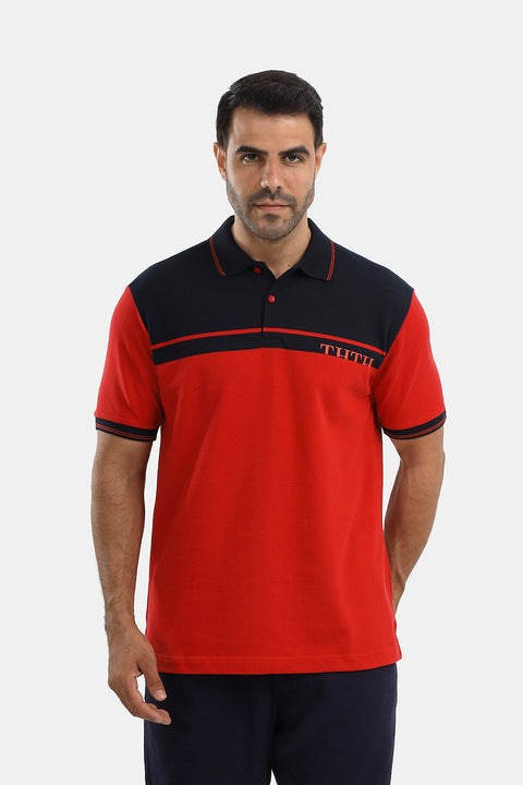 Polo Shirt Regular Fit Dark Red