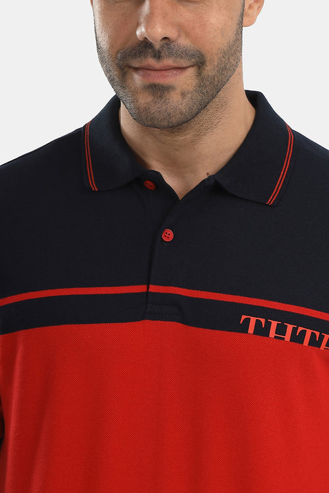 Polo Shirt Regular Fit Dark Red