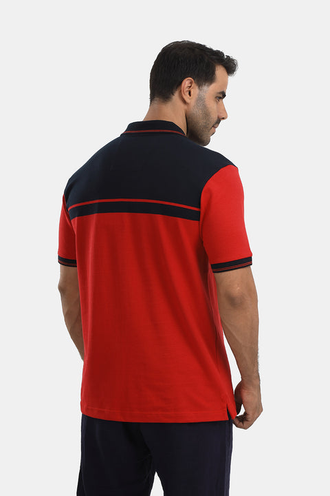 Polo Shirt Regular Fit Dark Red