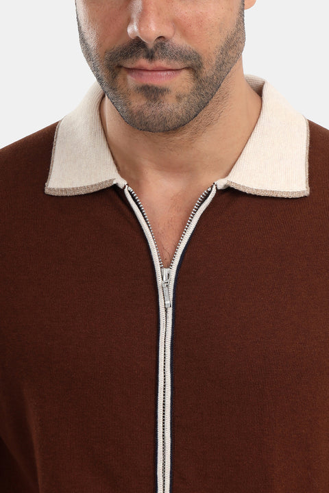 Polo Shirt Regular Fit Brown