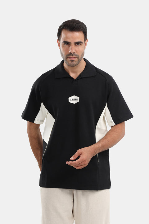 Polo Shirt Relax Fit Black