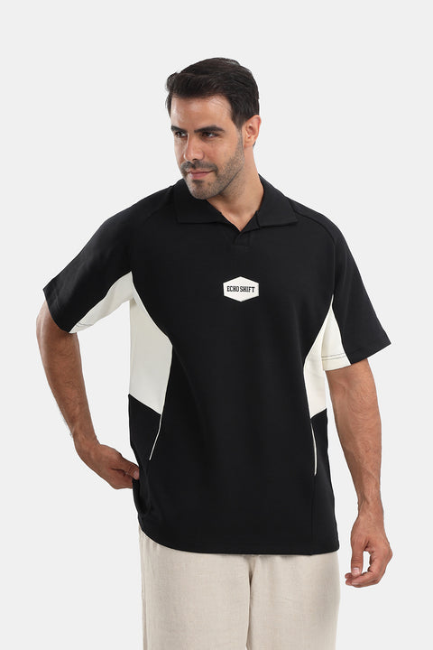 Polo Shirt Relax Fit Black