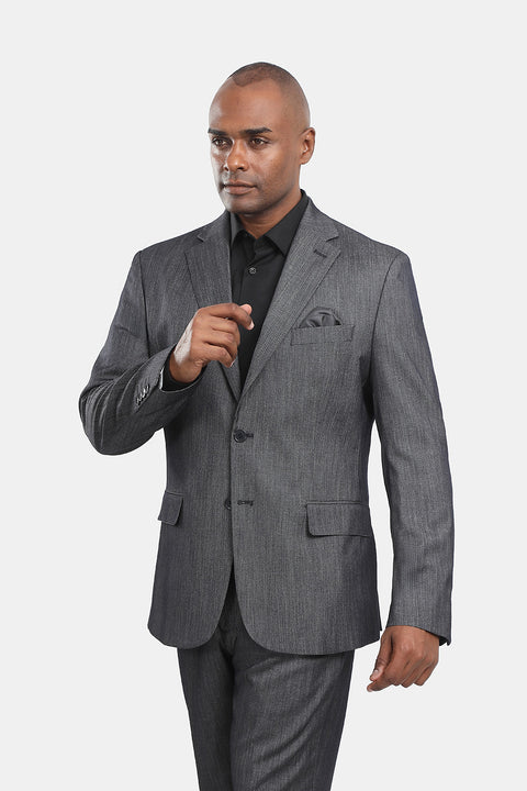 Regular Fit Suit Gray