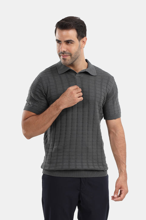 Polo Shirt Regular Fit Gray