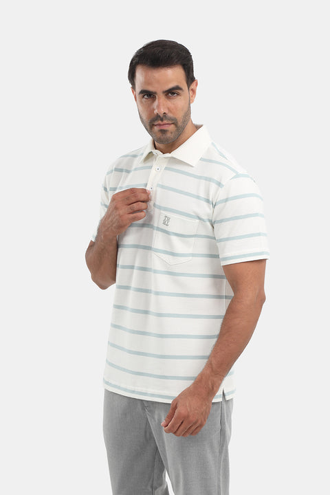 Polo Shirt Regular Fit Off White