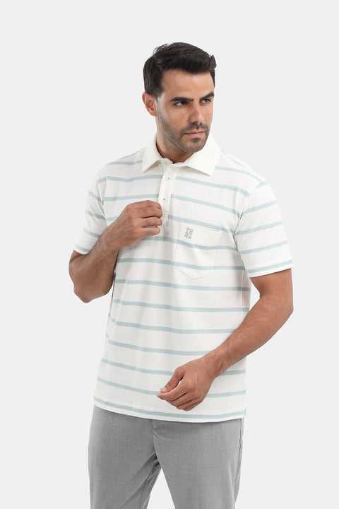 Polo Shirt Regular Fit Off White