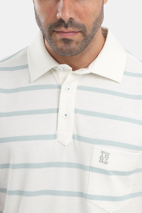 Polo Shirt Regular Fit Off White
