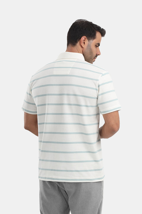 Polo Shirt Regular Fit Off White