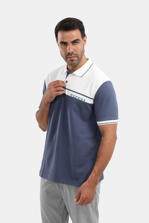 Polo Shirt Regular Fit Blue
