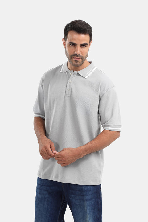 Polo Shirt Relax Fit Gray