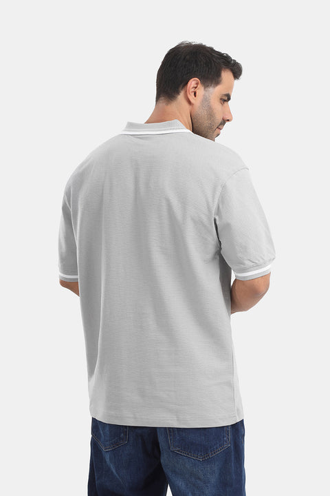 Polo Shirt Relax Fit Gray