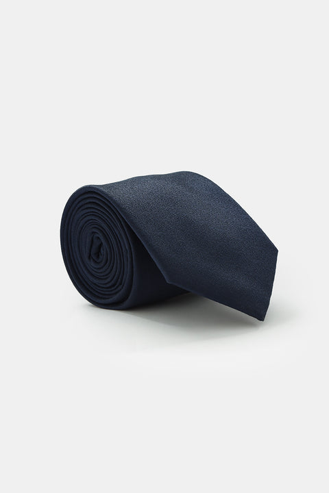 Jacquard Tie 7 cm Dark Blue